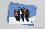 "Fat Boys Love Christmas" Greeting Cards