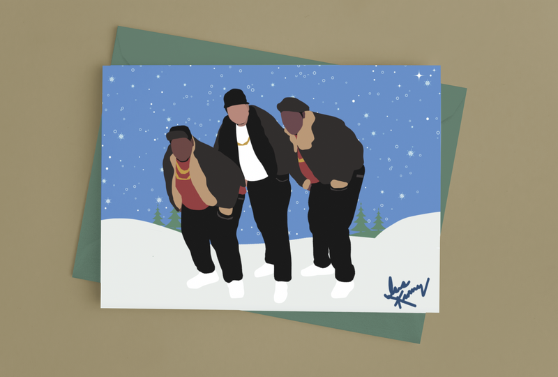"Fat Boys Love Christmas" Greeting Cards